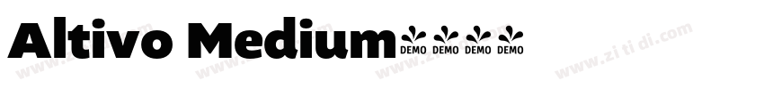 Altivo Medium字体转换
